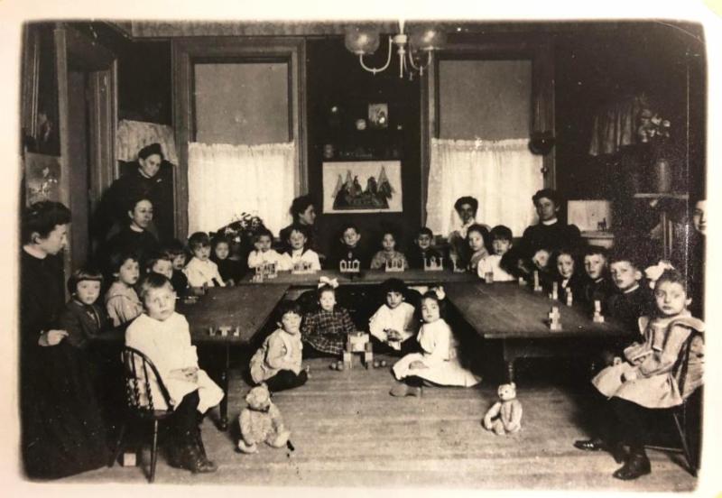 Baker Demonstration School's first kindergarten class as part of NLU in Evanston