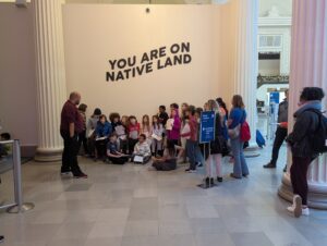 Native land acknowledgement baker demonstration 5th grade
